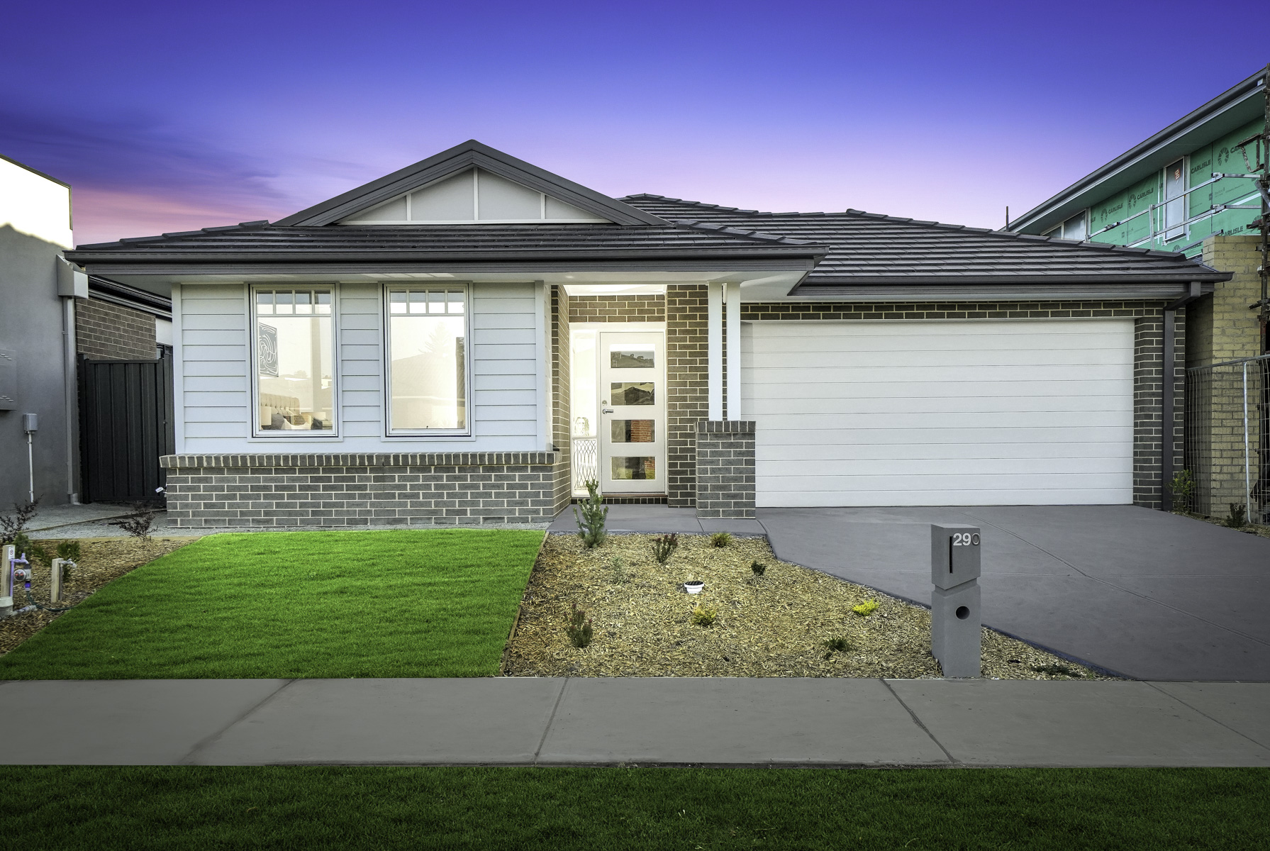 Completed Landmark home