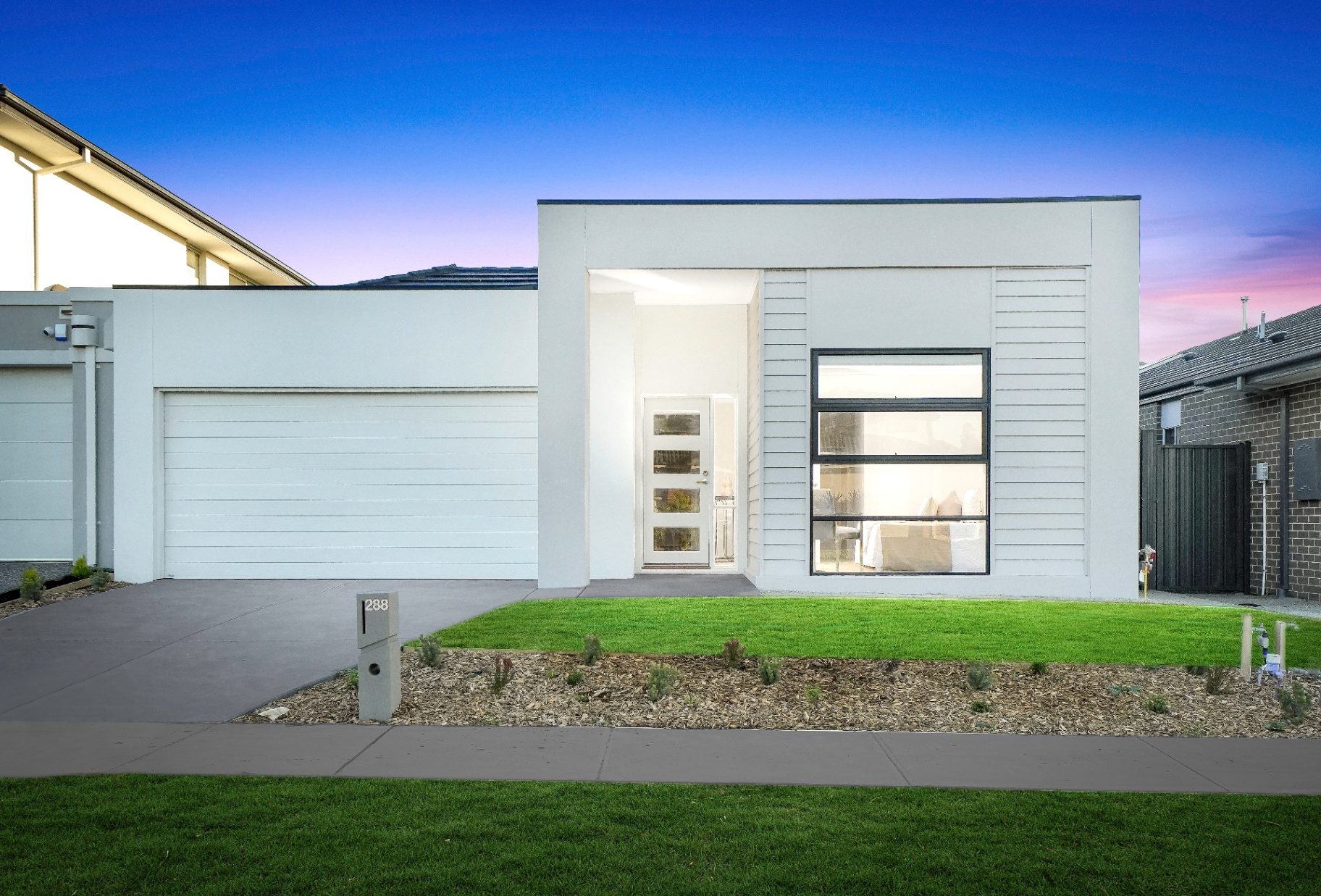 Completed Landmark home